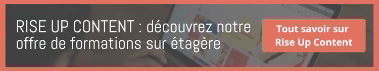 Rise Up - content : formations sur étagère