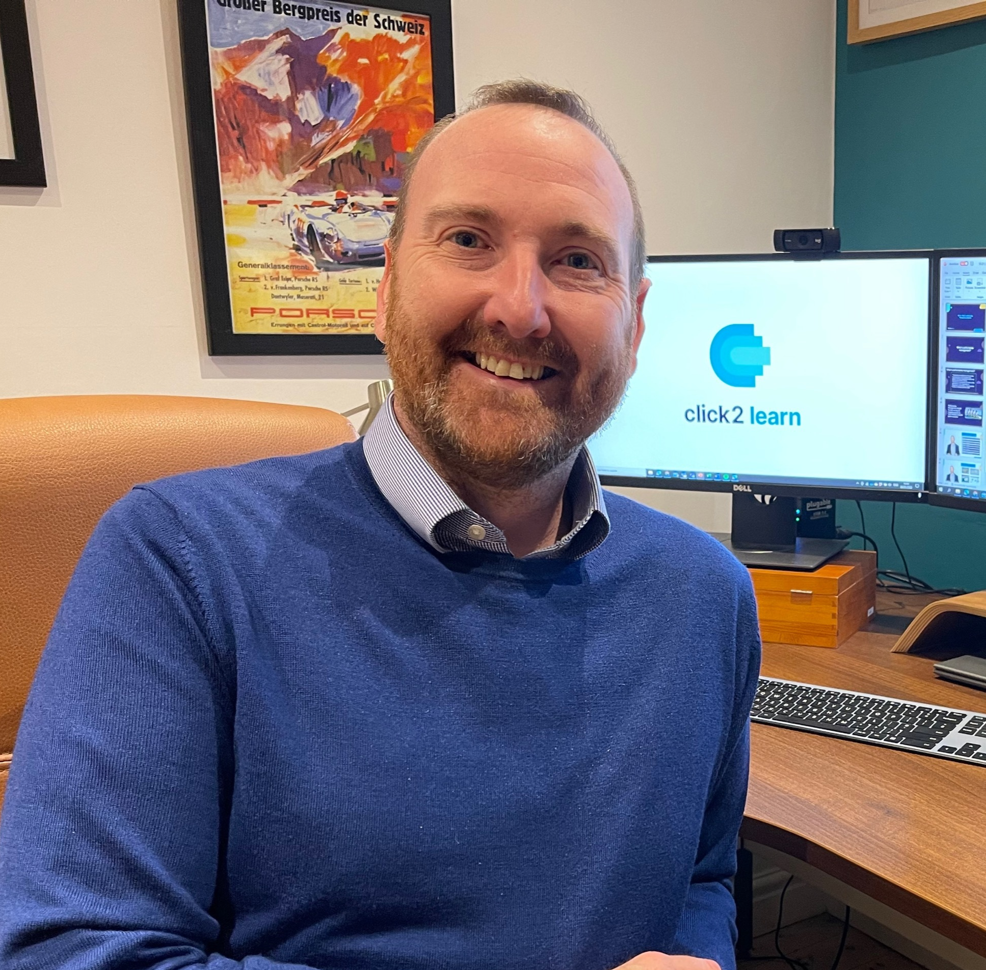 Dan Briscoe, Click2Learn MD has set up a new company to train those wanting to learn Lean online