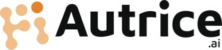 Logo AUTRICE complet noir