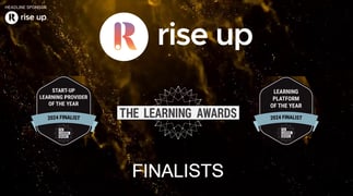 Rise Up finalist at Learning Awards 2024