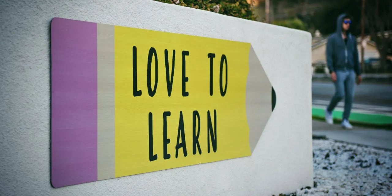 Love to learn poster