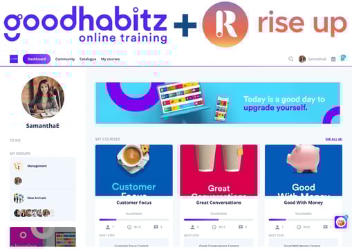 Goodhabitz's Rise Up platform