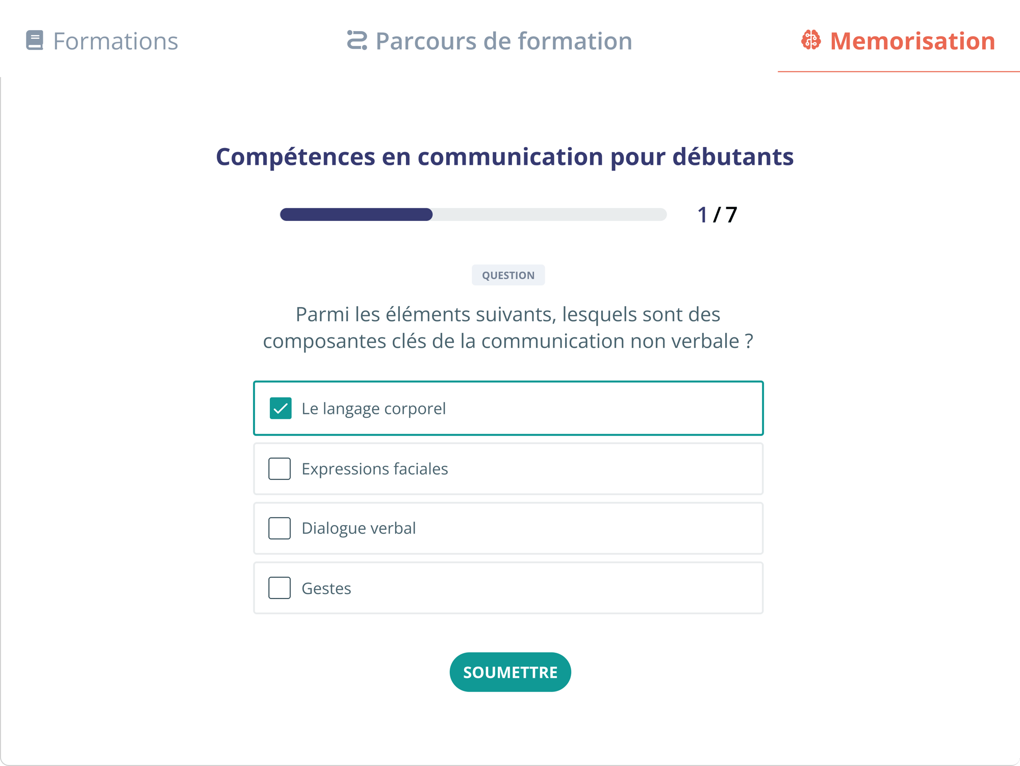 memorisation