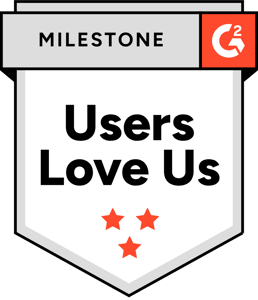 G2 Review: Users Love Us