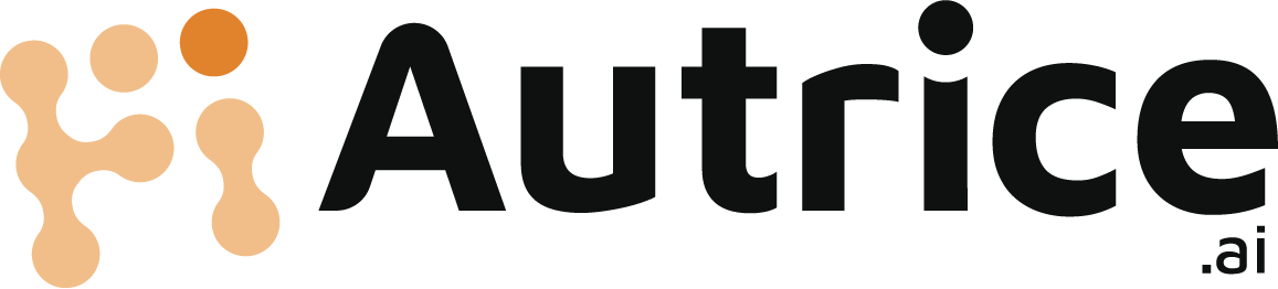 Logo AUTRICE complet noir