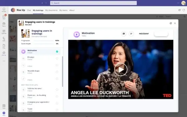 Rise Up in Microsoft Teams