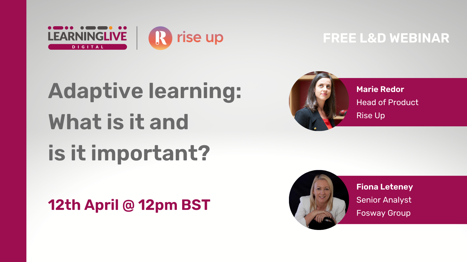 Webinar - Adaptive learning - What is it and is it important?-1