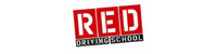 red driving school logo small