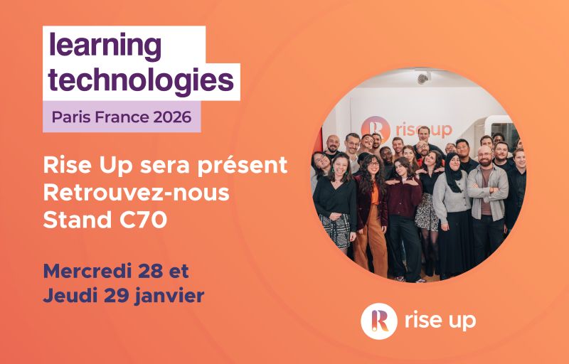 Rise Up au salon Learning technologies 2026